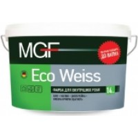 Краска для внутренних работ ECO WEISS MGF DÜFA 14 кг (10л)